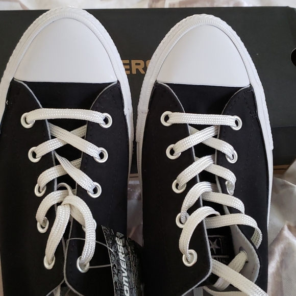 Converse All Star Women Sneaker,  Black, Size 8 - Picture 2 of 15